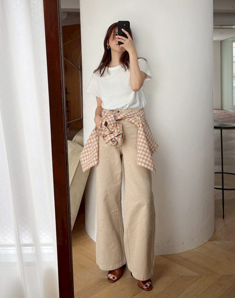 searoomlynn Cotton Wash Basicショートシャツ Cotton Wash Basicショートシャツ