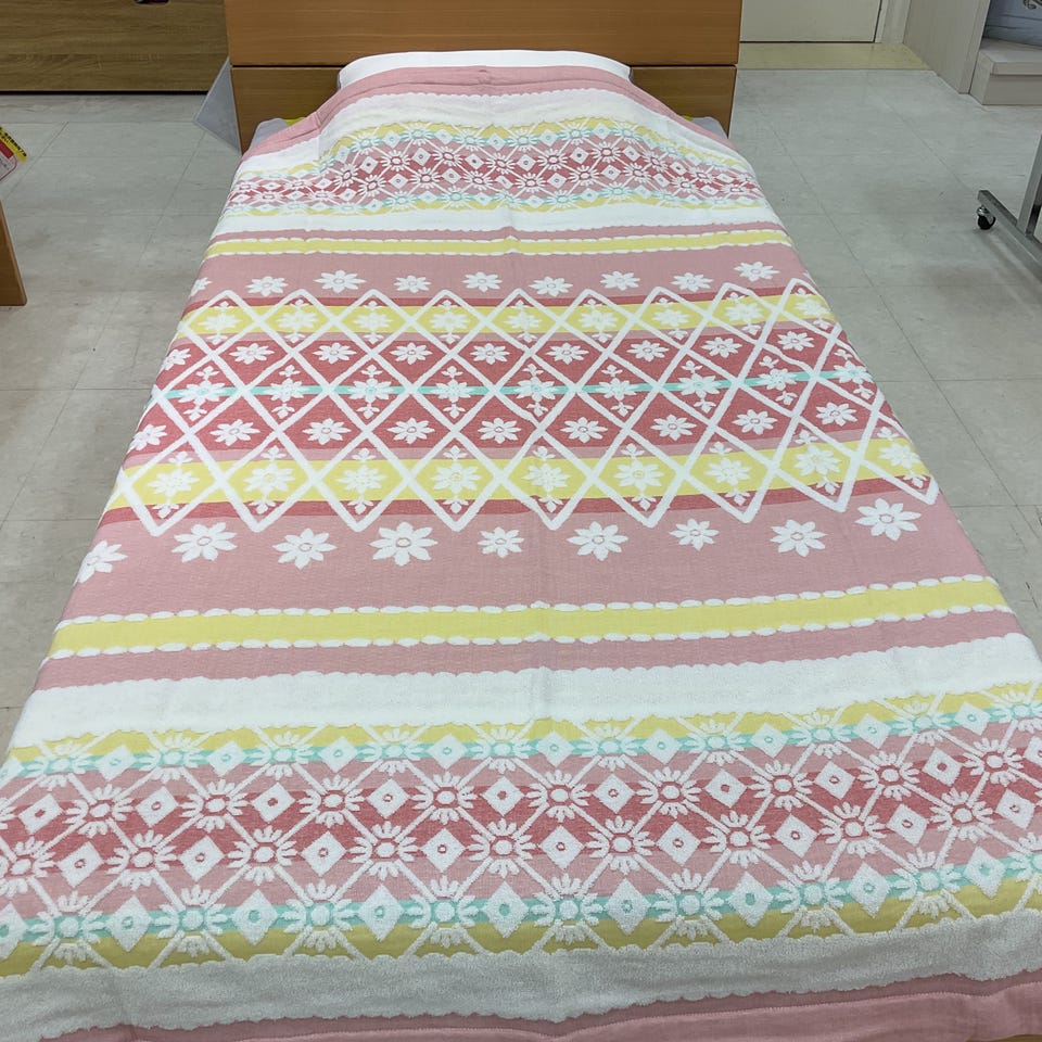 タオルケット(ガーゼパイル)(（シングル）140×190cm オレンジ): 毛布