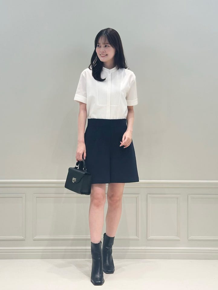 ダブルクロスハイウエストショートパンツ: M-PREMIER公式通販｜m-i-d e