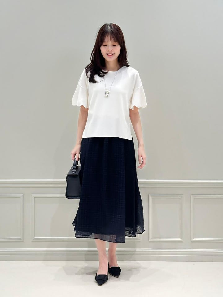 スカラップスリーブニットプルオーバー: AVENIRETOILE公式通販｜m-i-d