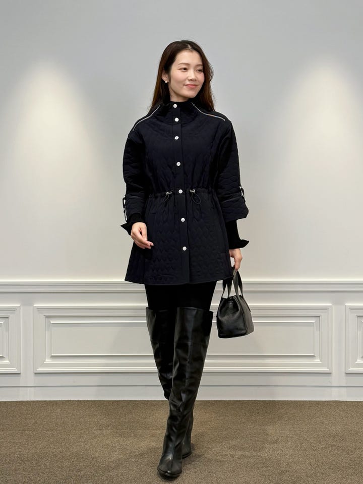 フリルネックリブニットプルオーバー: AVENIRETOILE公式通販｜m-i-d e