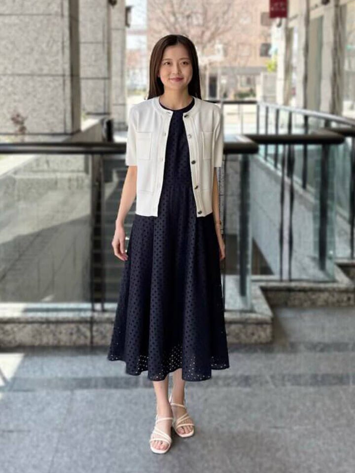 ローンレースノースリーブワンピース: M-PREMIER公式通販｜m-i-d e