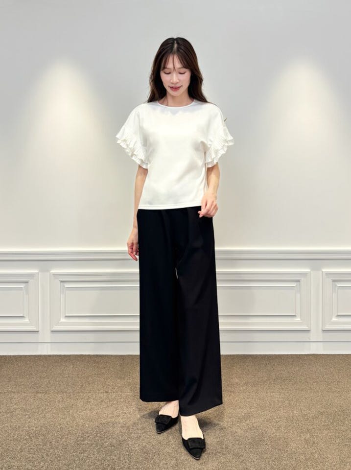 プリーツスリーブカットソー: m,i,d,公式通販｜m-i-d e-shopping（エム