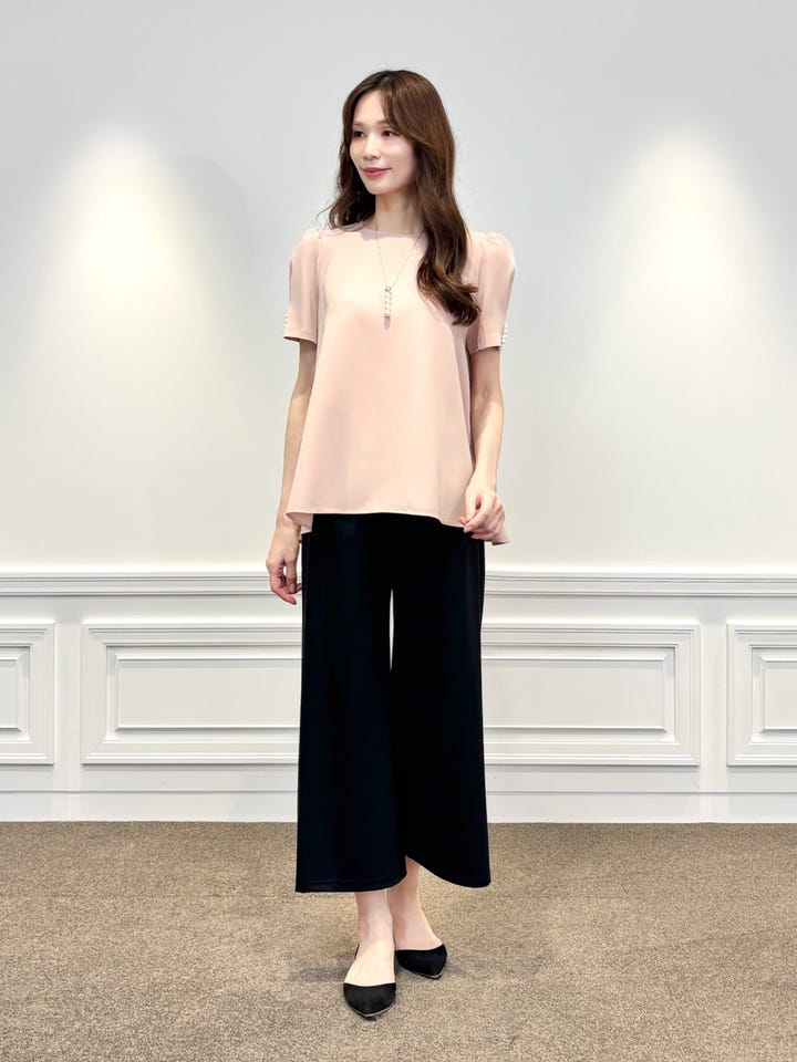 HEVE Funcouture Leather PT white ガウチョパンツ UVカットストレッチポンチガウチョパンツ: AVENIRETOILE公式通販