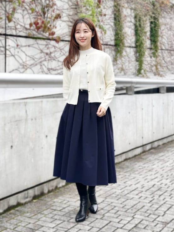 ウエストタックデザインフレアスカート: M-PREMIER公式通販｜m-i-d e