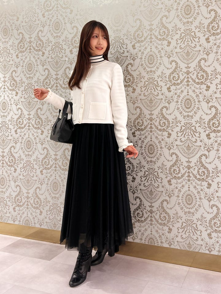 グログランウエストチュールスカート: AVENIRETOILE公式通販｜m-i-d e