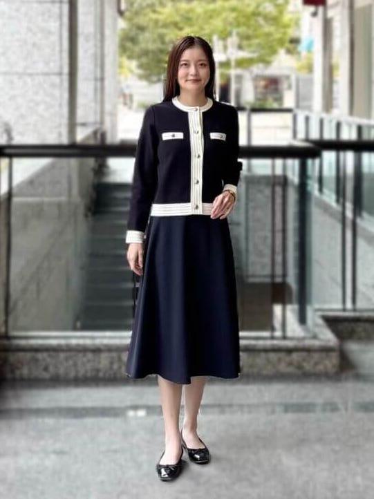 バイカラーニットジャケット: M-PREMIER公式通販｜m-i-d e-shopping