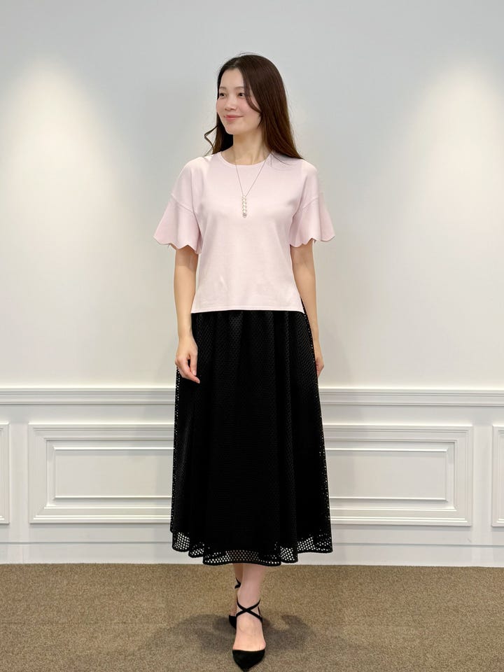 イエナ スカラップスリーブ スカラップスリーブニットプルオーバー: AVENIRETOILE公式通販｜m-i-d