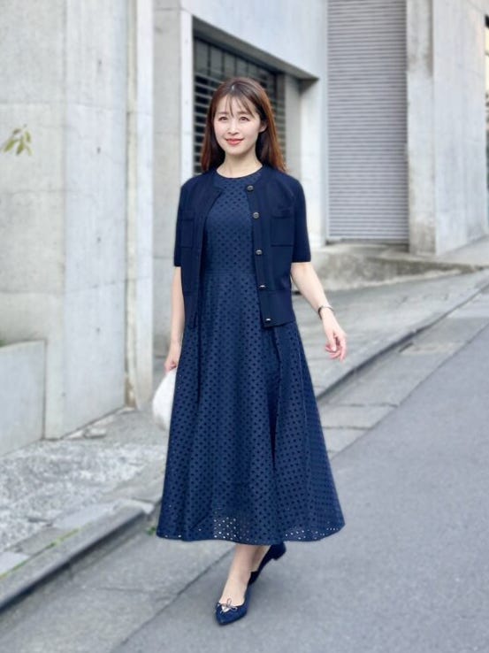 ローンレースノースリーブワンピース: M-PREMIER公式通販｜m-i-d e