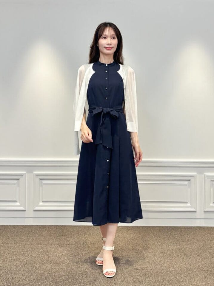 クルーネックラメニットカーディガン: M-PREMIER公式通販｜m-i-d e