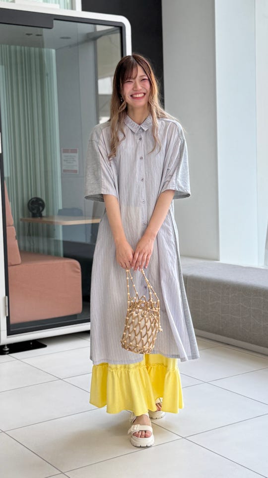 【極美品】マカナナキャシー ストレッチ チュニック ワンピース 1 XL Makana na Kathy ハッピーデイワンピース マカナナキャシー（Makana na