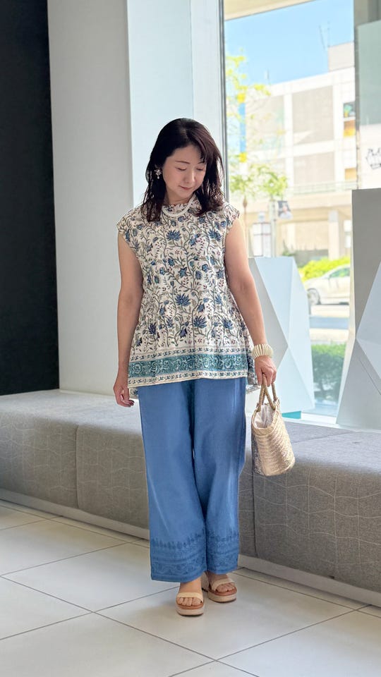 エニワイズ ラッフルスリーブの前開きブラウス エニワイズモイスト