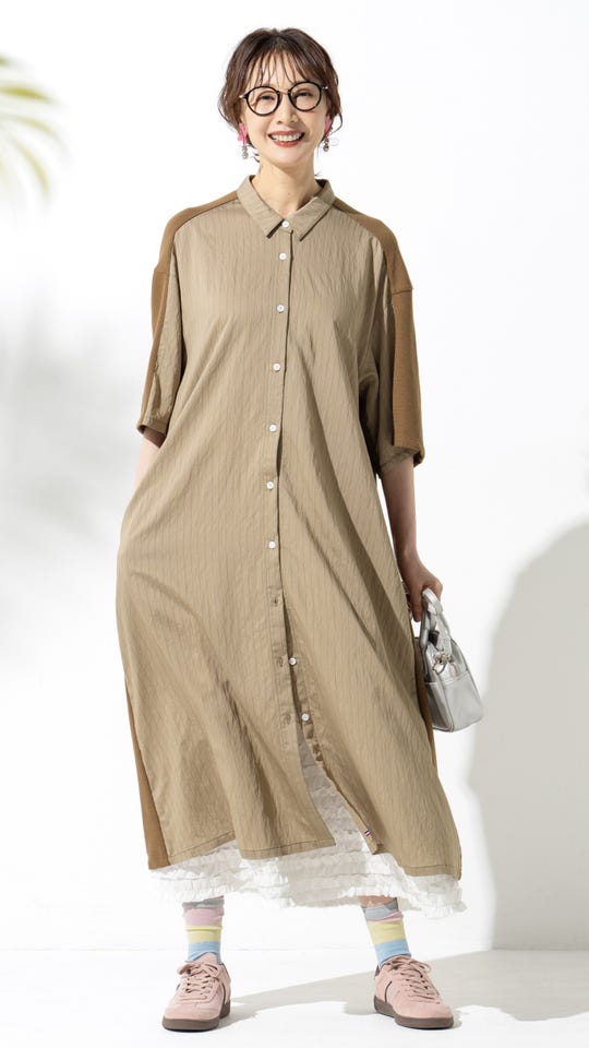 PERSONS クシュクシュフリルスカート パーソンズ（PERSONS） - QVC.jp