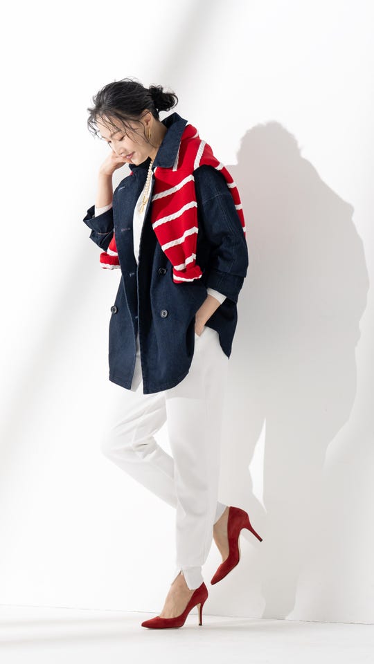 &LOVE 裏フリースのフラワーレースボアブルゾン アンドラブ（&LOVE