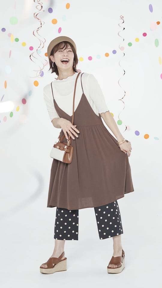 Coeur sucre 体型カバーキャミチュニック ネット限定カラー クール