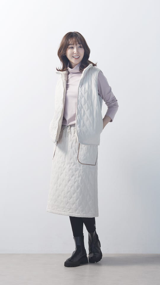 MINHA KILAKILA ジップ使いニットベスト ミーニャキラキラ - QVC.jp