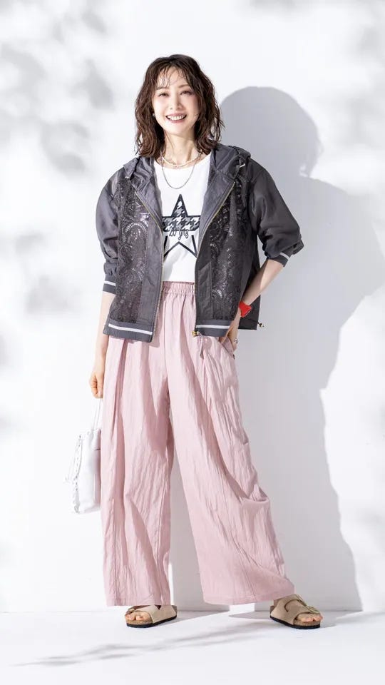 マカナナキャシー　マハロチュニックとマハロパンツ　サイズ３　茶 Makana na Kathy マカニチュニック マカナナキャシー（Makana na Kathy