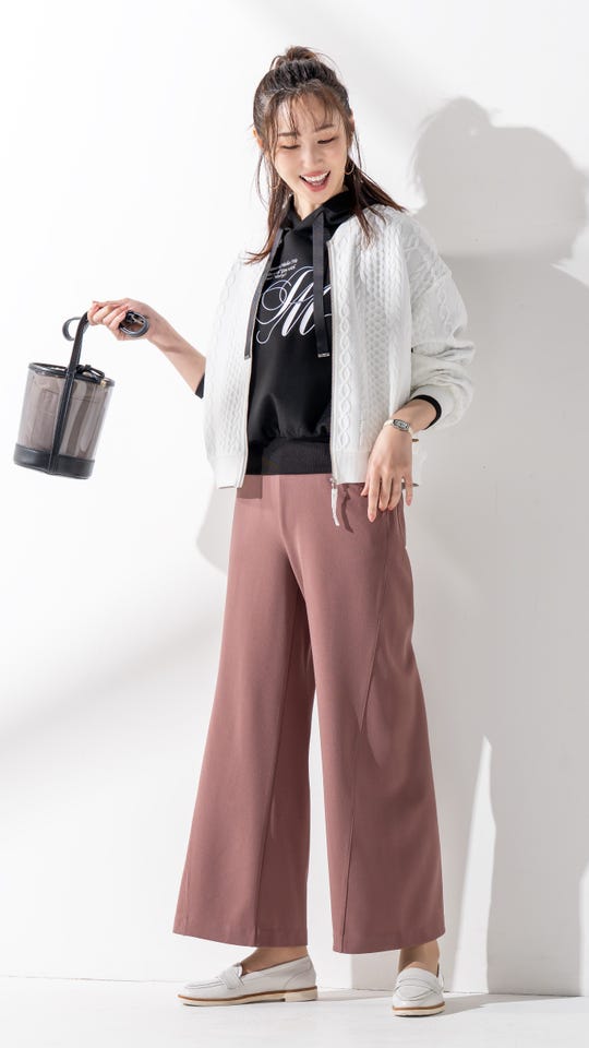 JEWEL MORRY'S ジョーゼットポンチフレアパンツ JEWEL MORRY'S - QVC.jp