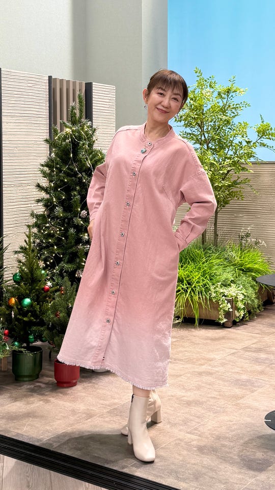 Pixie Heart 配色ラインワンピース ピクシーハート（Pixie Heart