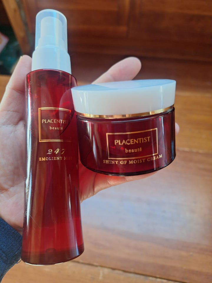 PLACENTIST GFモイストクリーム 50g2個　ミスト <化粧水 > プラセンティストボーテ ミスト&シャイニ-GFモイストクリーム プラセン