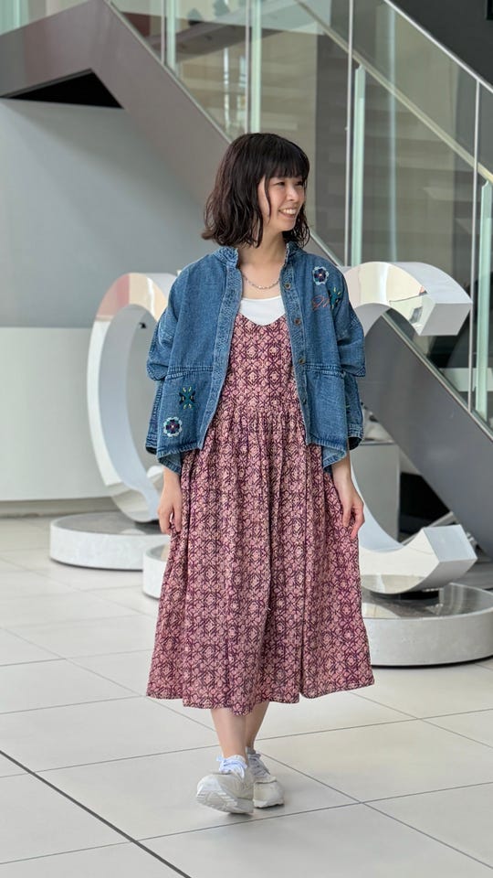 myM 刺繍デニムワイドジャケット マイエム（myM） - QVC.jp