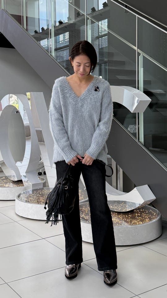 Isaac Mizrahi Liveシルキーコットン前ボタンカーディガン アイザック