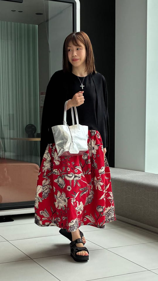 Makana na Kathy ソレイユプリントワンピース マカナナキャシー