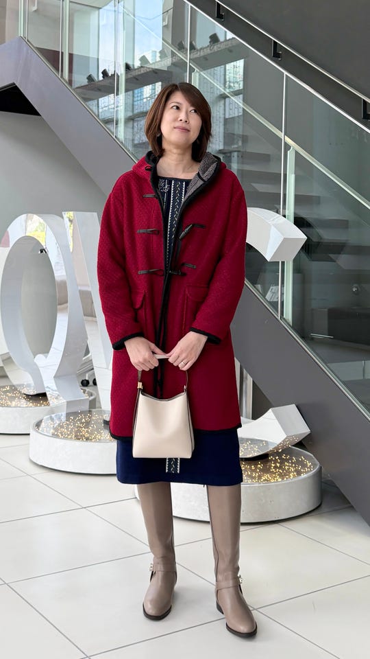 calma ロマンティックフラワー ニットワンピース エスパスデカルマ