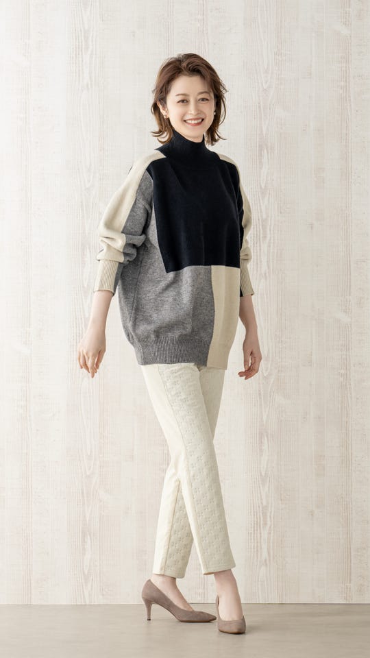 BOUTIQUE JUNKO ワイドカラー吸湿発熱中綿コート ブティックジュンコ