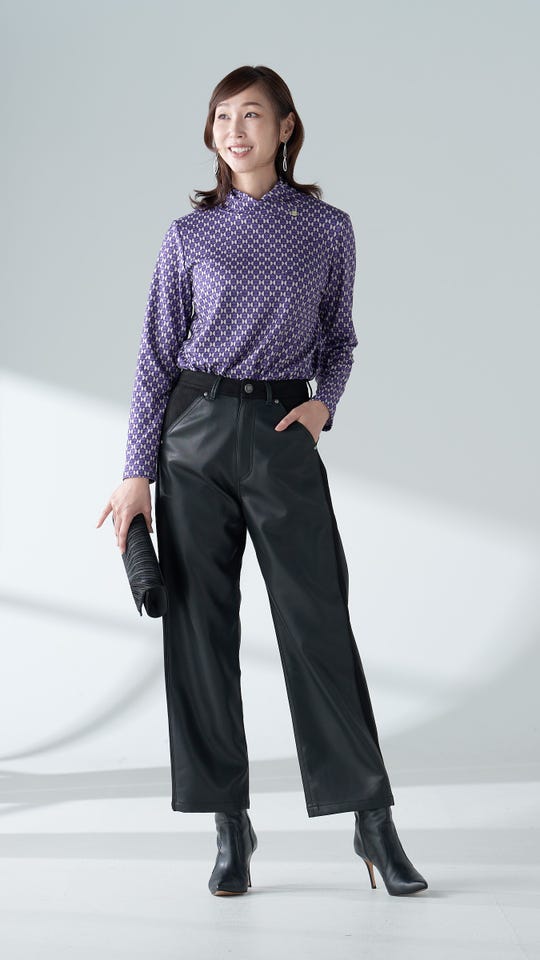 【美品✨】ピエールカルダン アンサンブル ニット 幾何学模様 総柄 M PCD 幾何柄透かし編みニットカーディガン ピエール カルダン