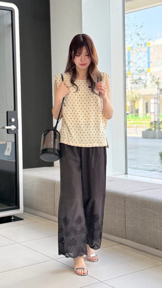 ANNE COQUINE ツイル大人スタイルアップオールインワン アンコキーヌ
