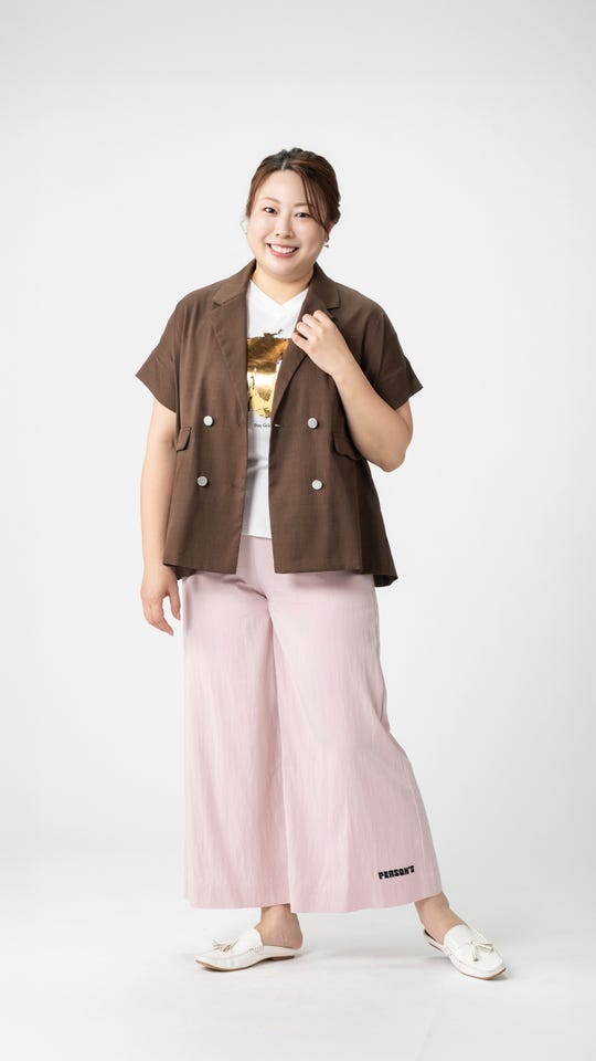 PERSONS リラクシングギンガムチェックパンツ パーソンズ（PERSONS