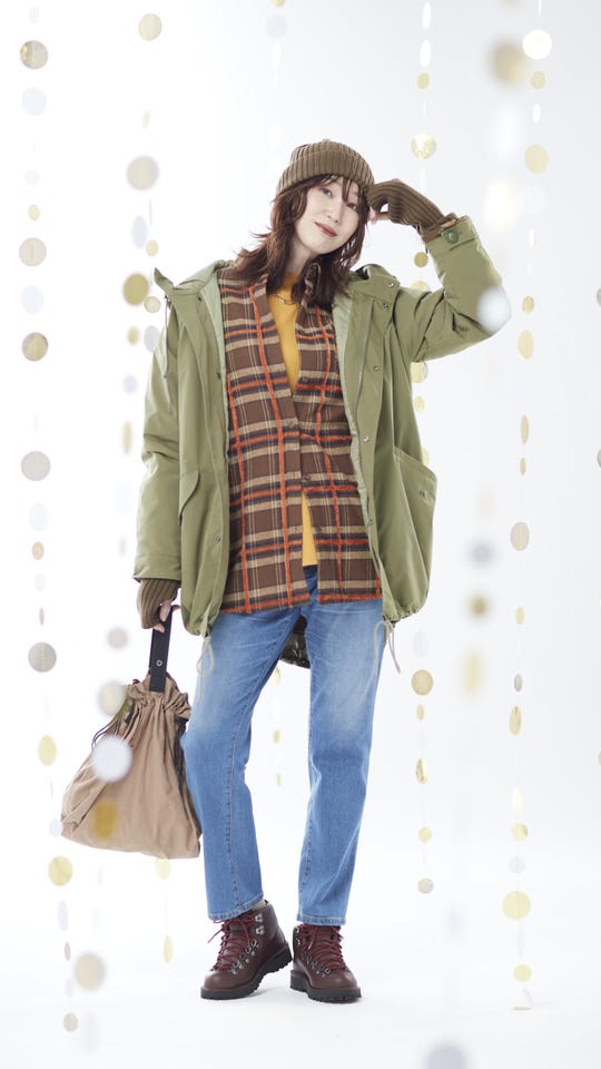 Anne Coquine ミンクタッチフェイクファージャケット ネット限定