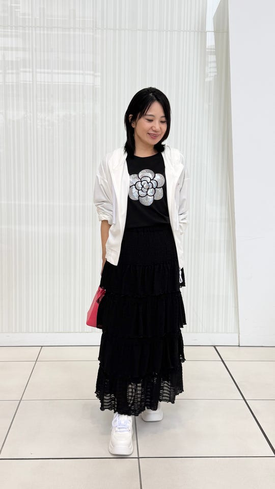 【新品】&LOVE アンドラブ　LOVEカメリア刺繍パーカー　3L ブラック &LOVE LOVEカメリア刺繍パーカー アンドラブ（&LOVE） - QVC.jp