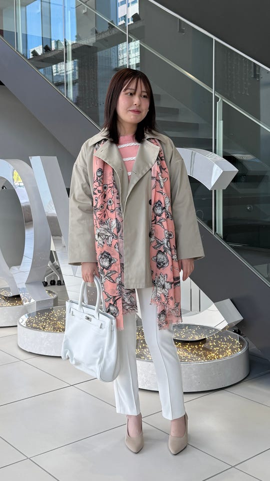 Anne Coquine クロア付きシュリンクレザートートバッグ アンコキーヌ