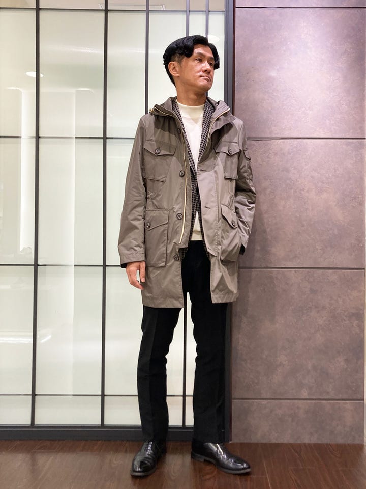 LEON掲載】型押しレザーベルト(ベルト)｜MACKINTOSH LONDON