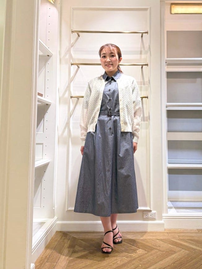 ne quittez pas】ポプリンシャツドレス《WEB＆EPOCA THE SHOP店舗限定