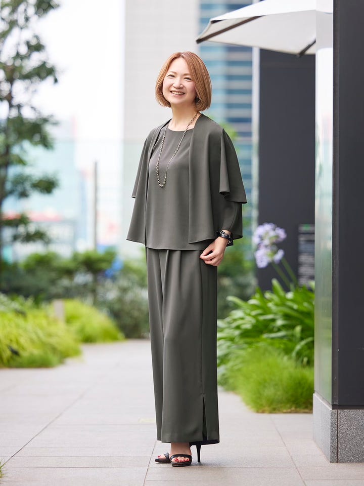 TRANS WORK 三陽商会/スライバーループコートサイズ40/濃いめグレー