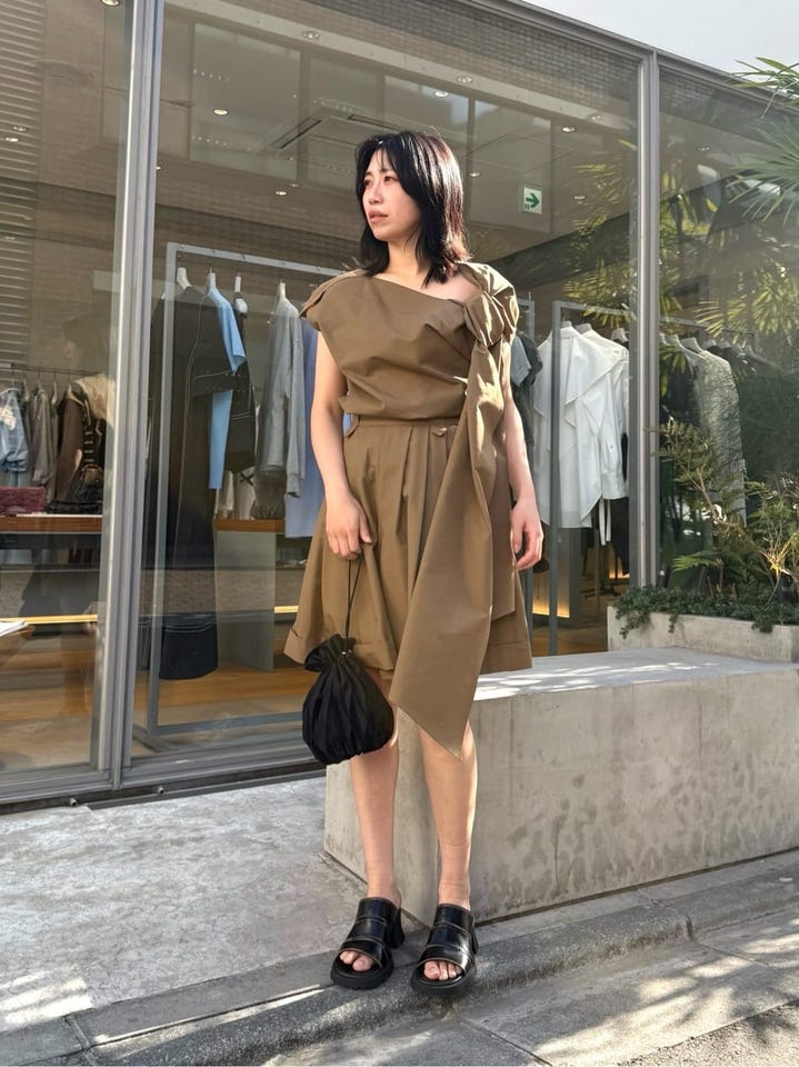 miyuの【UJOH/ウジョー】ブラウス Shoulder Tied Blouse U732-B05-001 