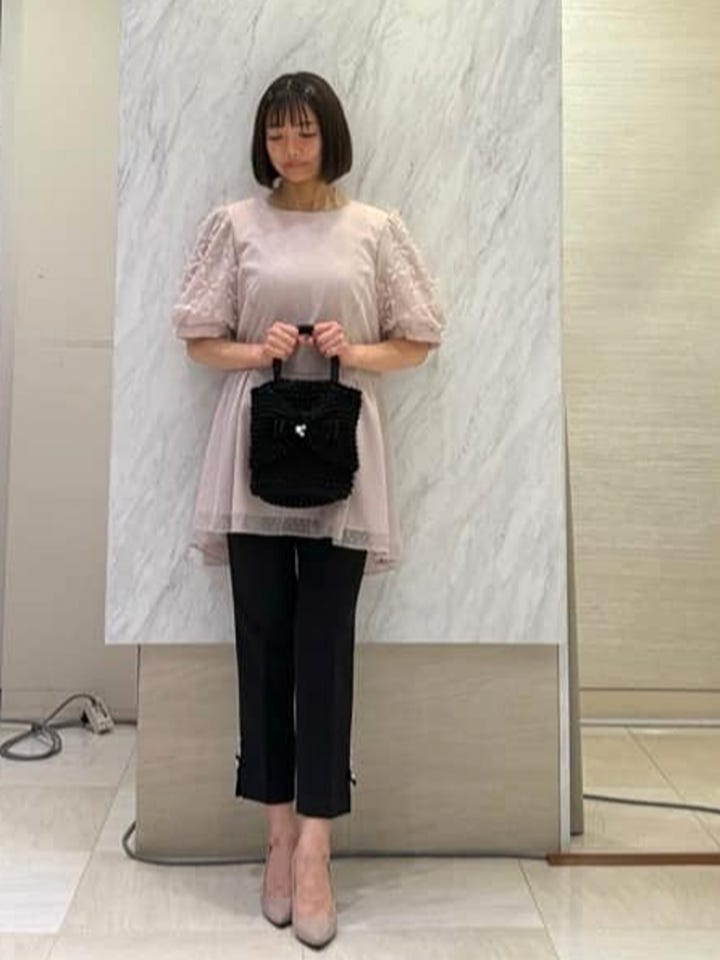リボンチュール チュニックブラウス(トップス)｜TO BE CHIC(トゥー