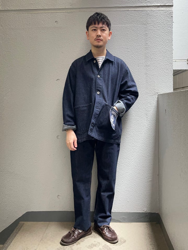 merume　CARUSO AIDA size44 ジャケット&ベスト SHIPS別注】CARUSO: AIDA ワイドラペル ピンヘッド ジャケット｜ SHIPS