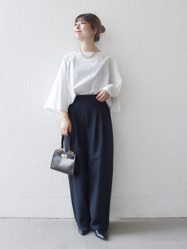 手洗い可能〉シアー トリコット フレア ヨーク ノースリーブ ブラウス