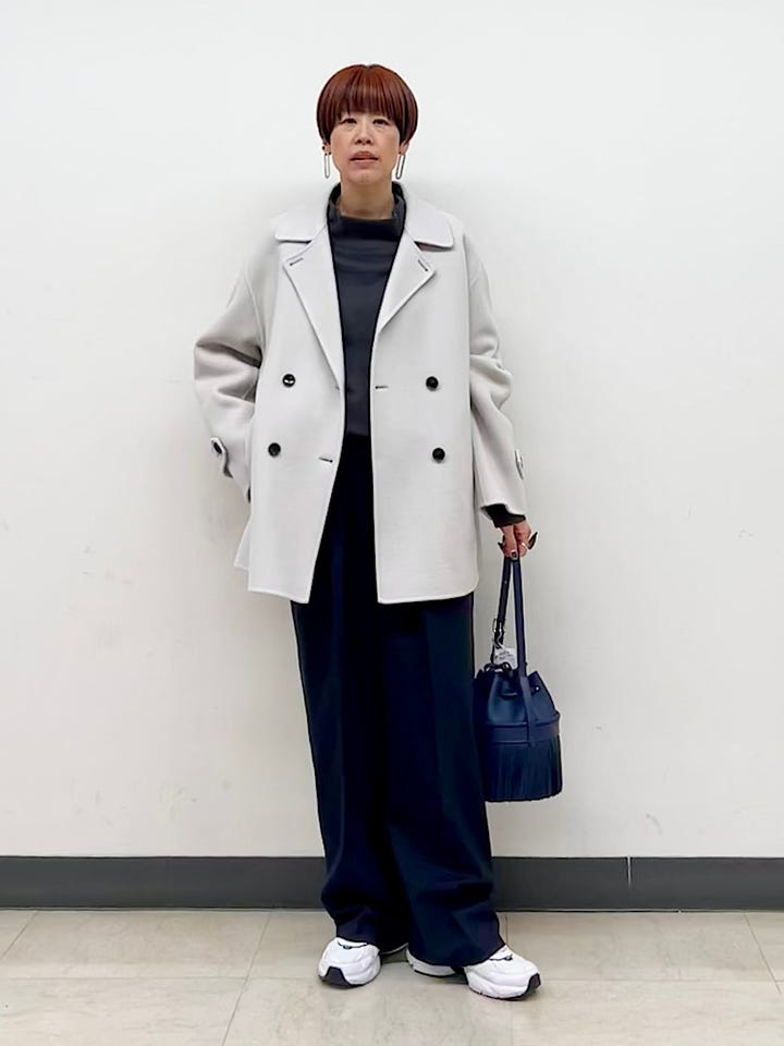 WEB限定】SHIPS any: PURE WOOL ロング テーラード コート｜ SHIPS