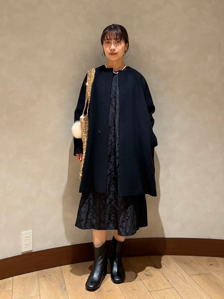 troisiemeCHACO:カット ジャカード ワンピース（セレモニー対応可