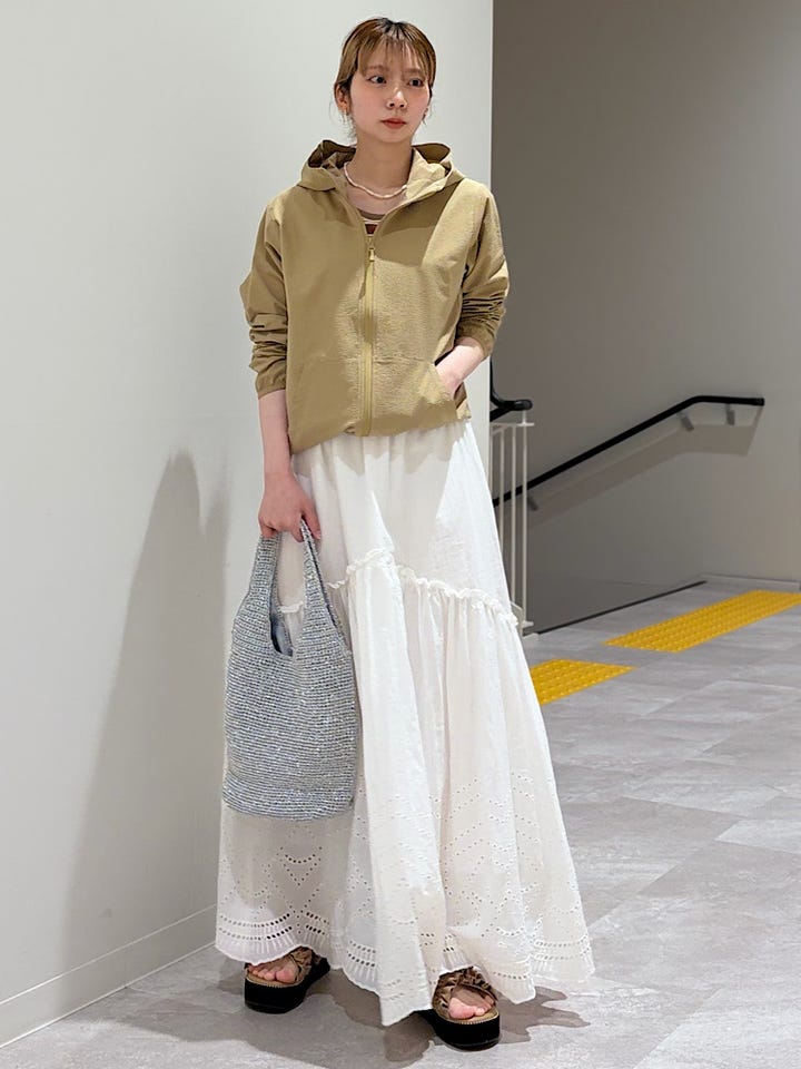 smyeon レース付きコンパクトジャケット smyeon Compact lace zip hoodie / グレー - メルカリ