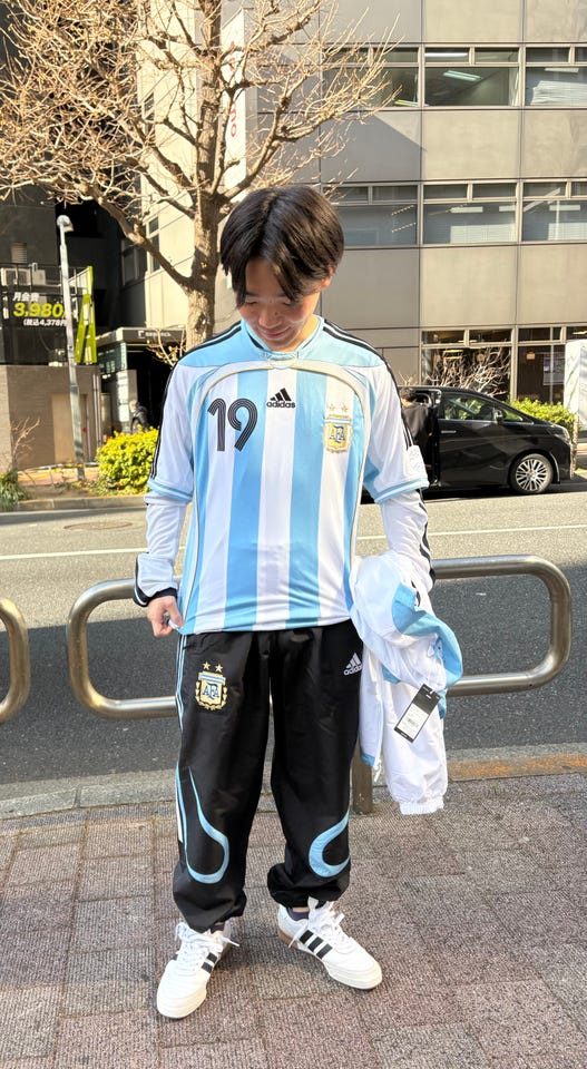 アルゼンチン代表 2006 HOMEユニフォーム #19 MESSI／サッカーショップKAMO