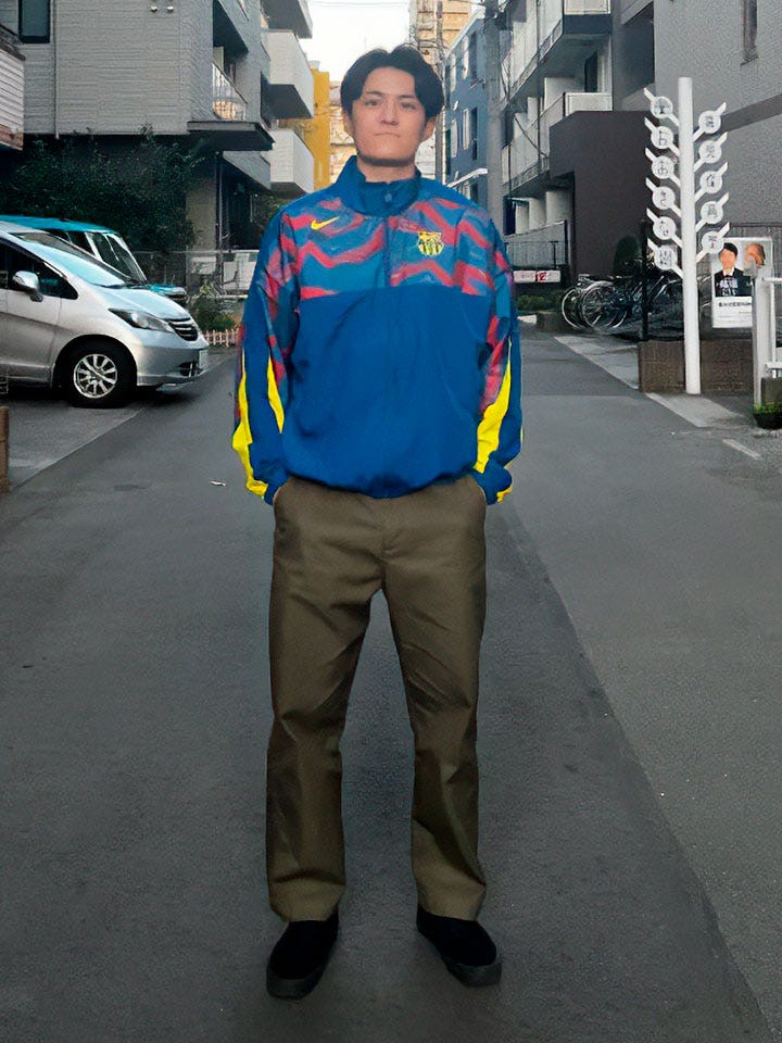 25-26 バルセロナ 4th STRTFV ウーブンジャケット／サッカーショップKAMO