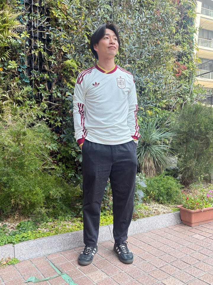 2026 スペイン代表 AWAY オーセンティック 長袖ユニフォーム／サッカー