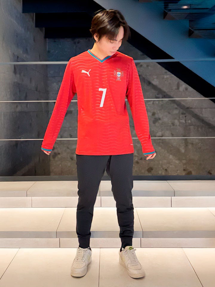 2026 ポルトガル代表 HOME 長袖ユニフォーム #7 ロナウド／サッカー 