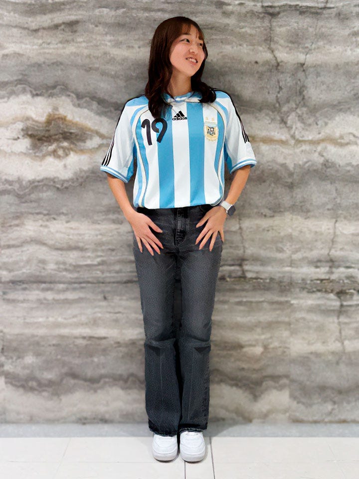 アルゼンチン代表 2006 HOMEユニフォーム #19 MESSI JN3708／サッカー